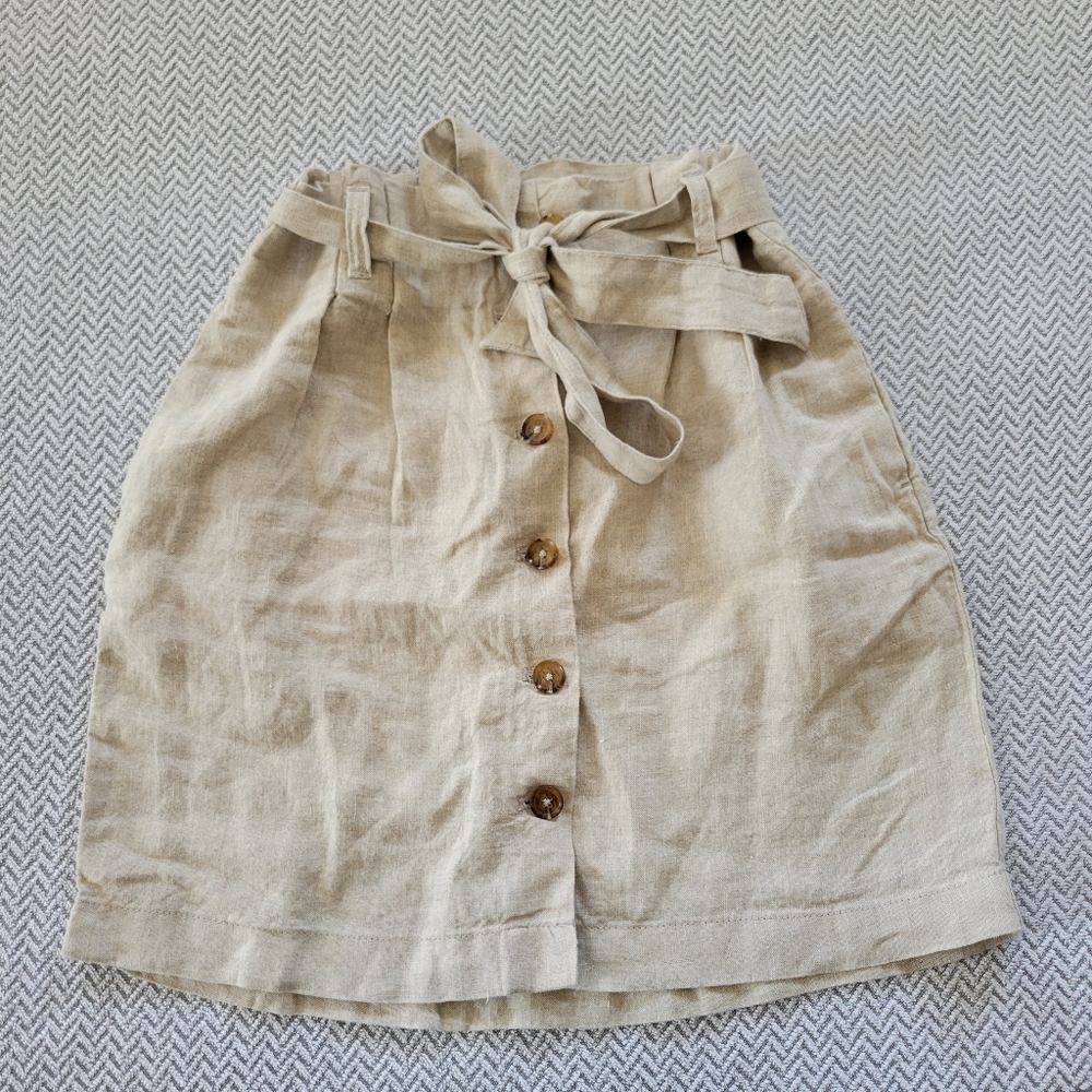 H&M Linen Skirt